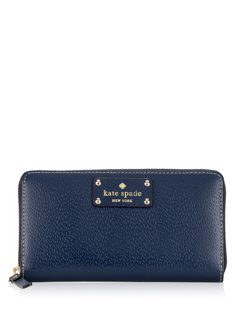 Wellesley Neda Leather Wallet Holiday Blue