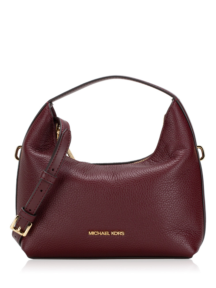Ember Leather Small Messenger Oxblood