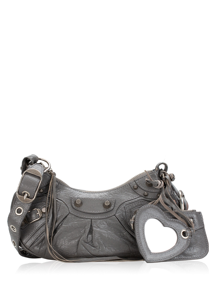 Arena Le Cagole XS Shoulder Bag Dark Grey