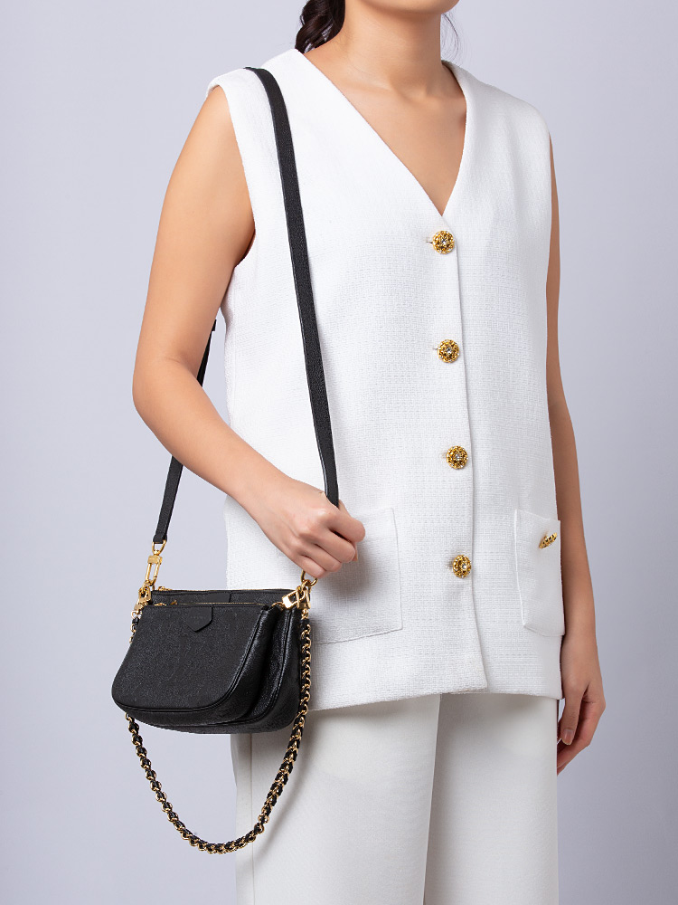 Monogram Empreinte Giant Multi Pochette Accessories Noir
