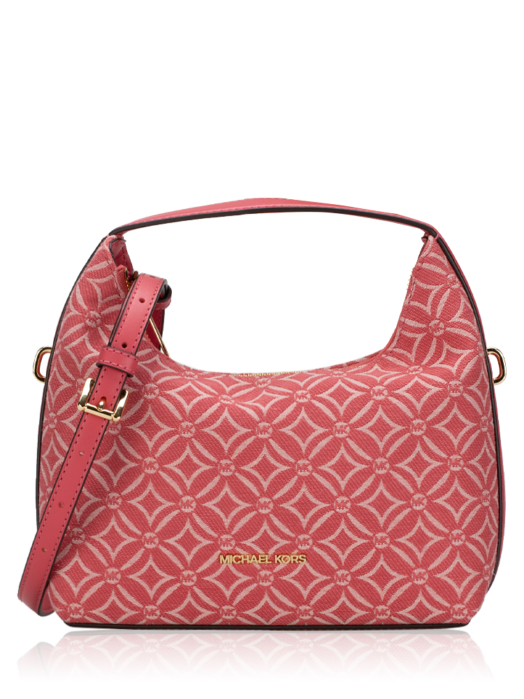 Signature Ember Jacquard Small Messenger Light Berry Sorbet
