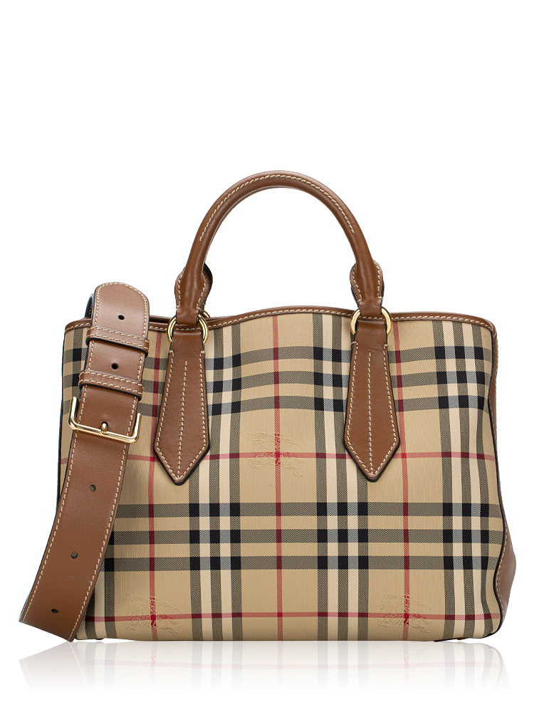Horseferry Check Ballingdon Medium Tote Honey Tan