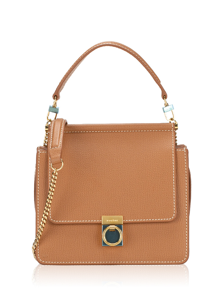 Calfskin Numéro Sept Mini Camel