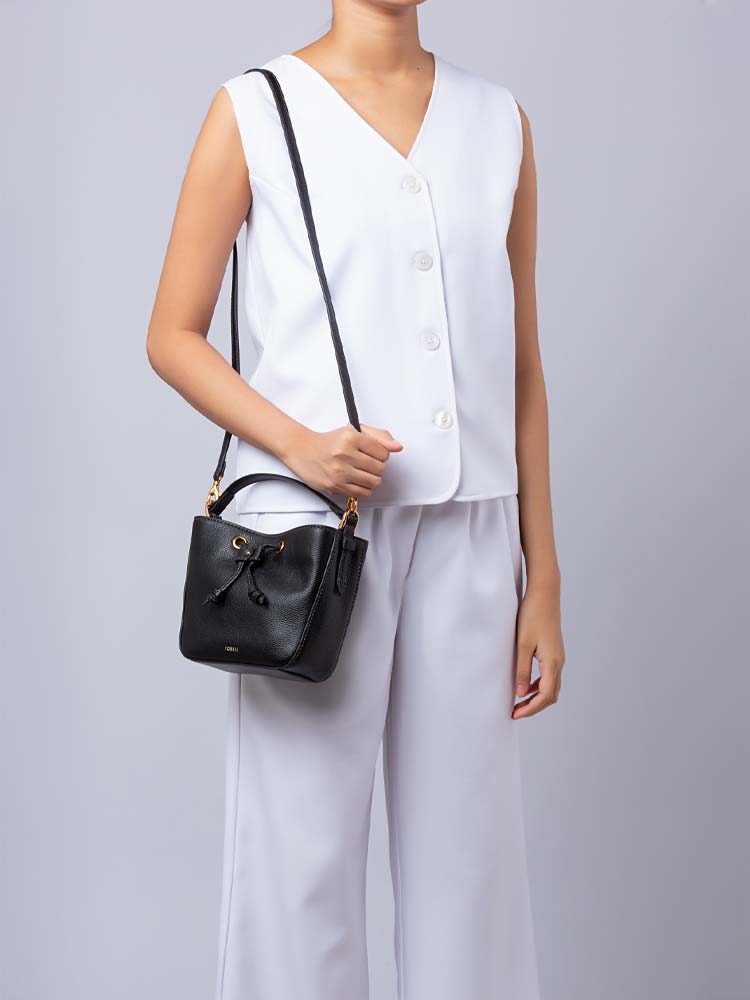 SHB3196001 Tessa Small Bucket Bag Black