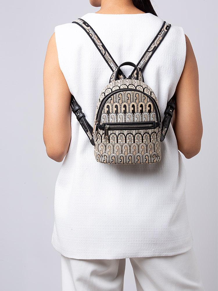 Libera Canvas Mini Backpack Beige