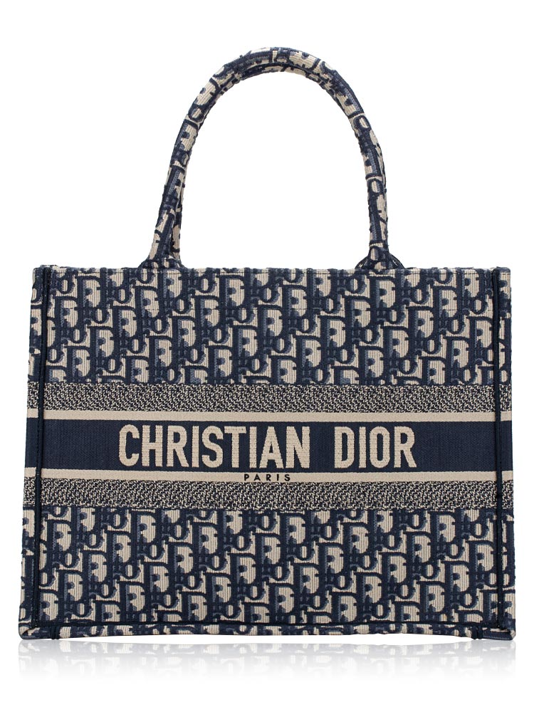 Oblique Medium Book Tote Blue