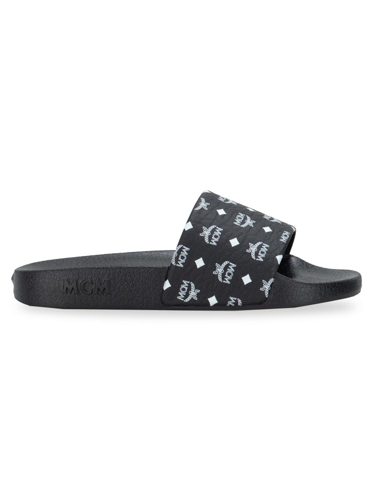Visetos Pool Slide Sandals Black Sz 35