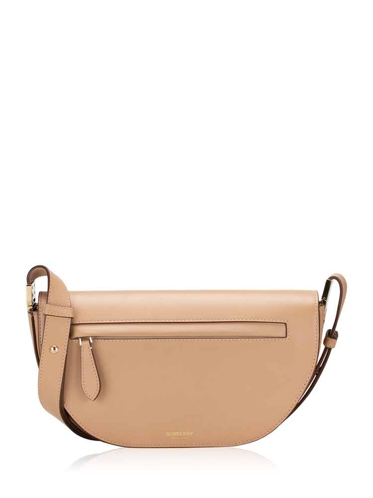 Calfskin Olympia Small Shoulder Bag Light Biscuit