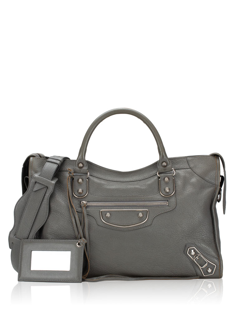 Silver Metallic Edge City Gris Acier
