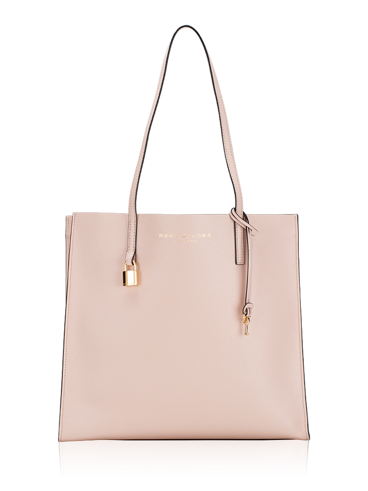M0015684 The Grind East West Leather Tote Peach Whip
