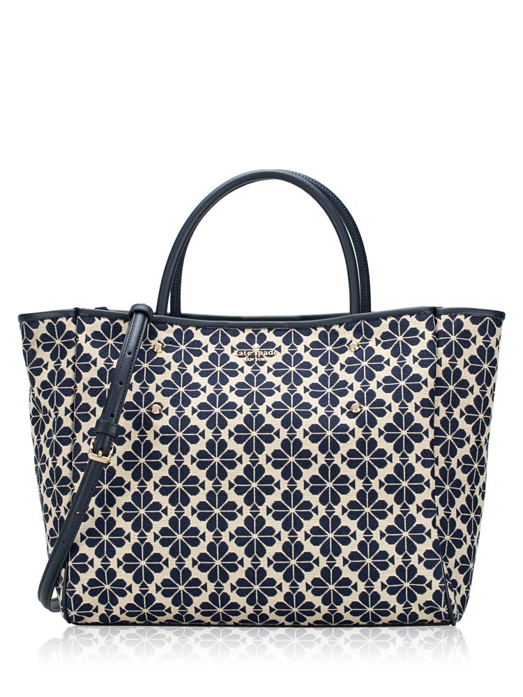 Everything Jacquard Medium Tote Small Scale Spade Blue Multi