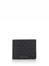 Men Signature Cooper Billfold Passcase Wallet Black Multi