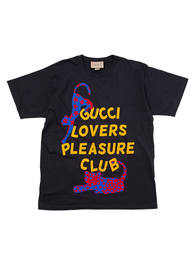 Men's Cotton Pleasures Club T-Shirt Dark Grey Sz M