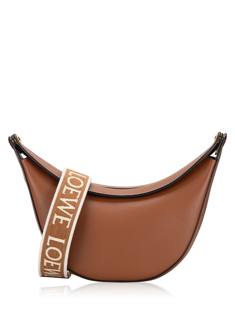 Calfskin Luna Small Hobo Tan