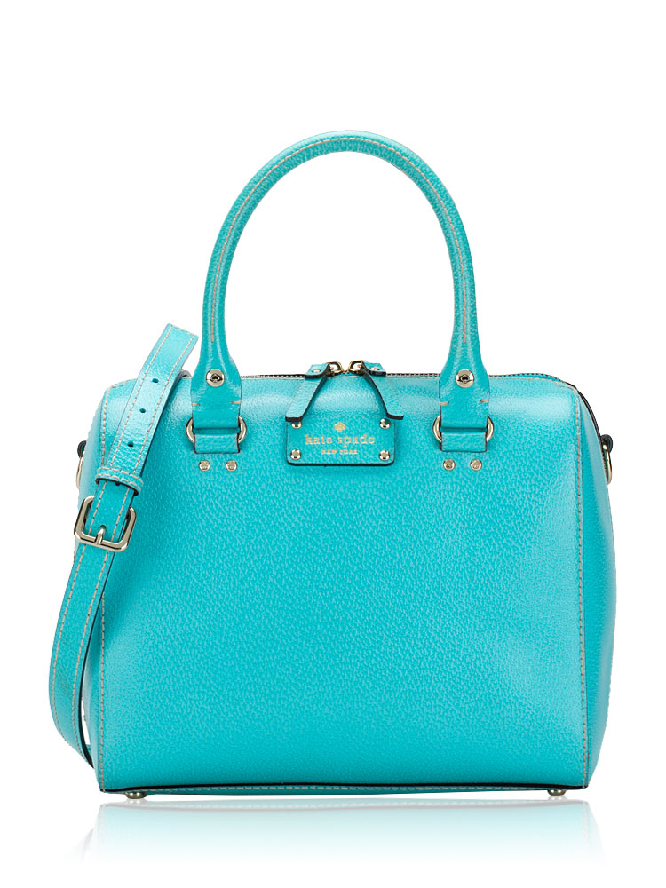 Wellesley Alessa Satchel Turquoise