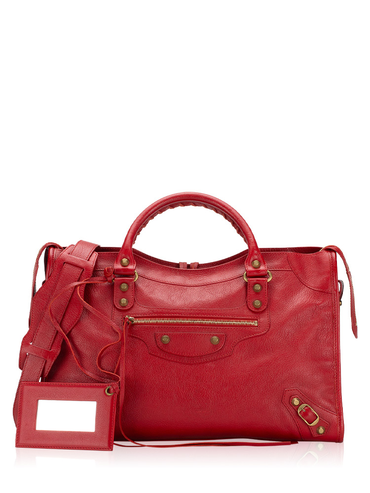 Sugar Goatskin Classic Gold City Rouge Coquelicot