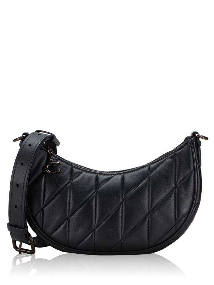 CP148 Mira Pillow Quilting Shoulder Bag Black