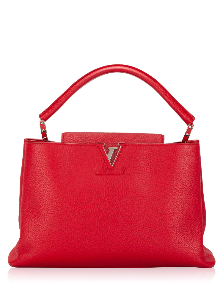 Taurillon Capucines MM Rubis