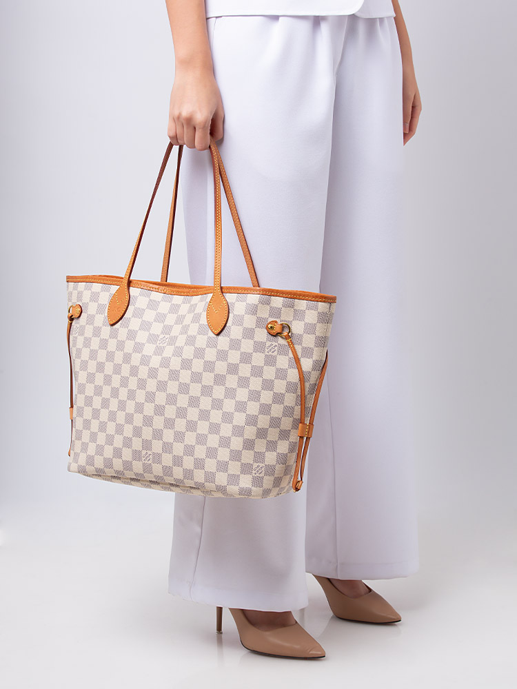 Damier Azur Neverfull MM NM