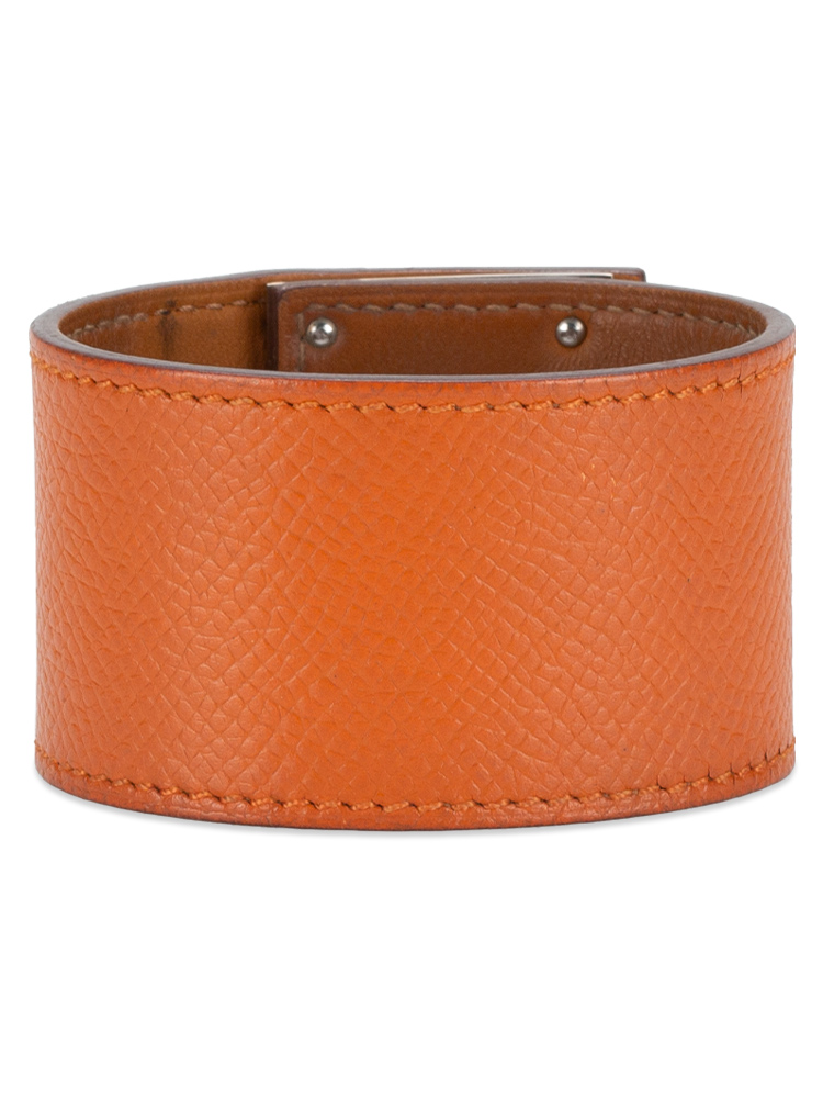 Epsom Kelly Dog Bracelet Orange