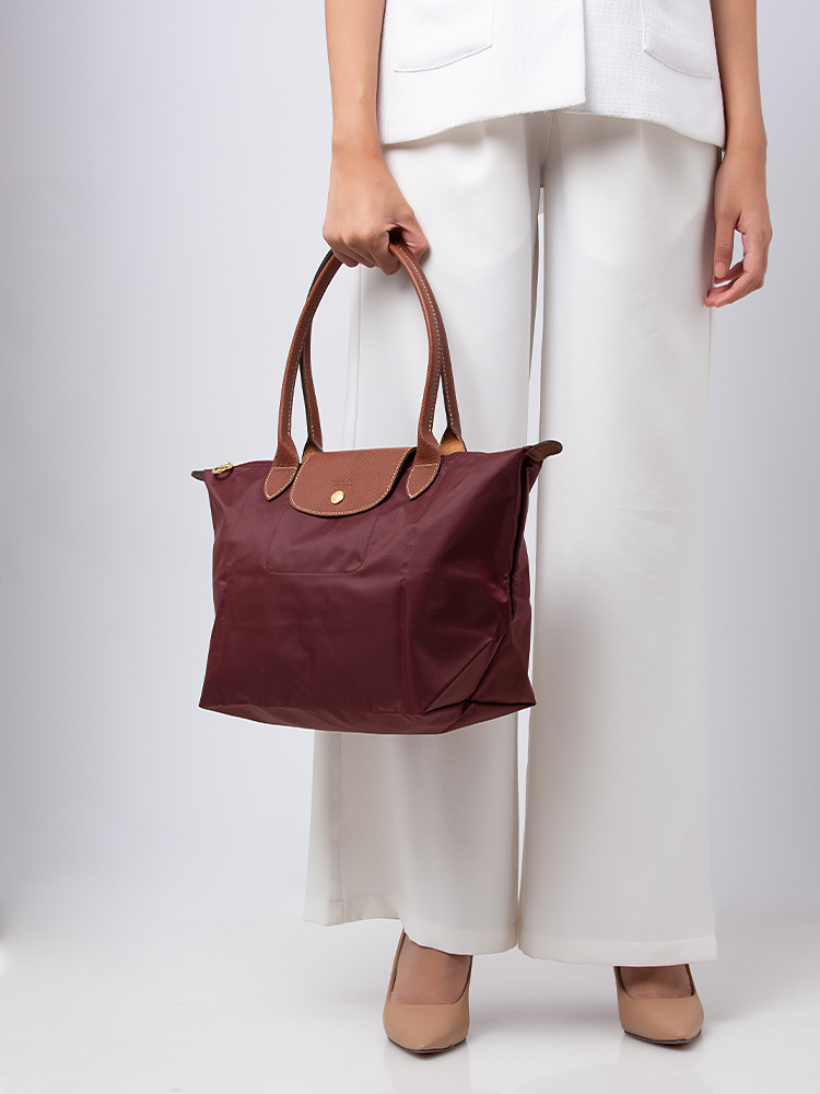 Le Pliage Original Medium LH Burgundy