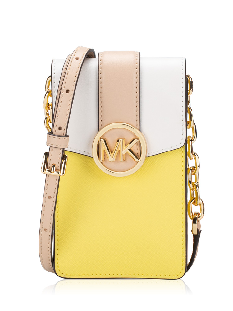 Carmen Small Flap Phone Crossbody Sunshine Gold Multi