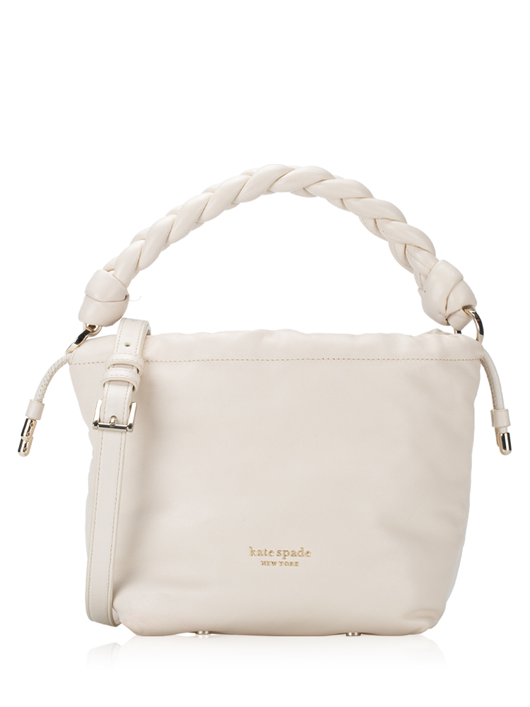 Meringue Medium Bucket Bag White