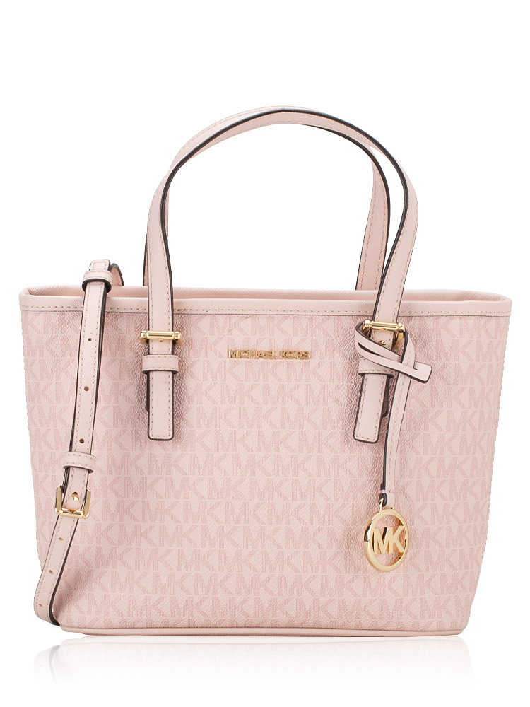 Jet Set Signature XS Top Zip Tote Dark Powder Blush