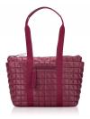 Camden Quilted Small Tote Blackberry