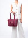 Camden Quilted Small Tote Blackberry
