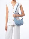 CO996 Aria Leather Shoulder Bag Cornflower