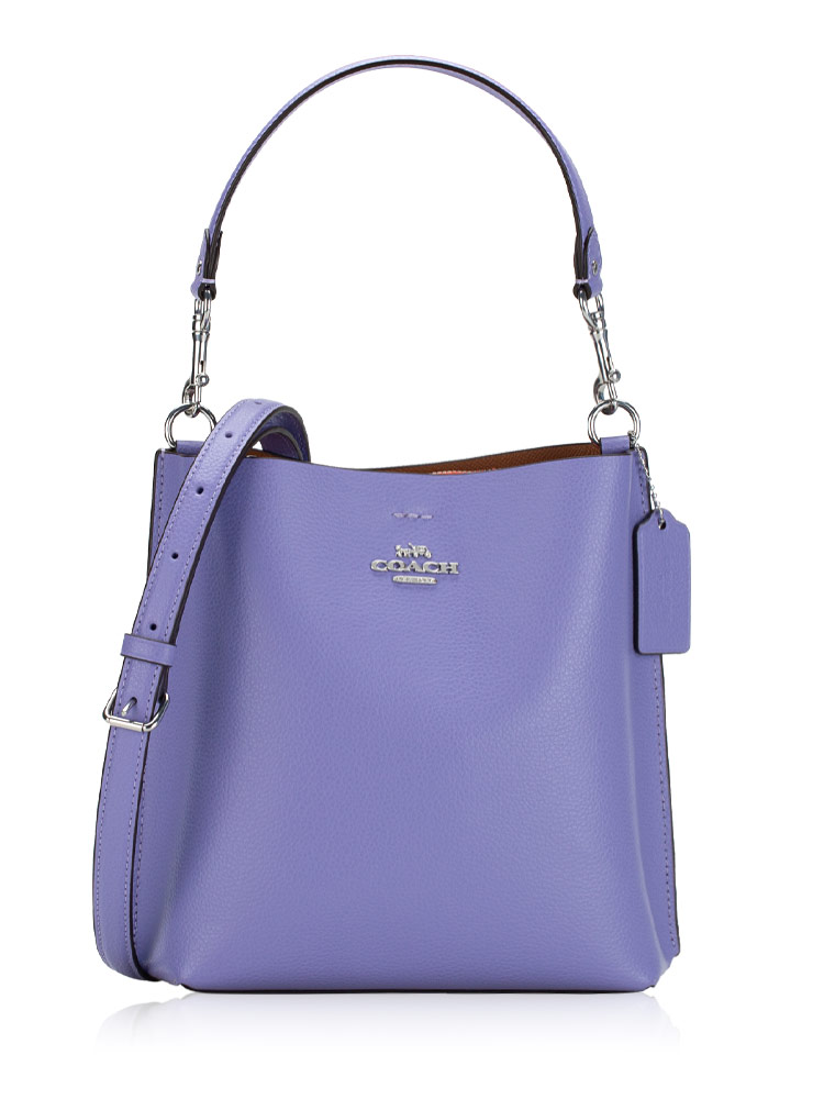 CA177 Mollie Leather Bucket 22 Light Violet