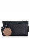 Men CW372 Signature Holden Crossbody Charcoal Tan Black