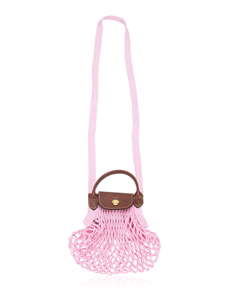 Le Pliage Filet Crossbody XS Pink