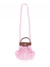 Le Pliage Filet Crossbody XS Pink