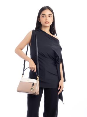 Madison Colorblock Small Crossbody Toasted Hazelnut