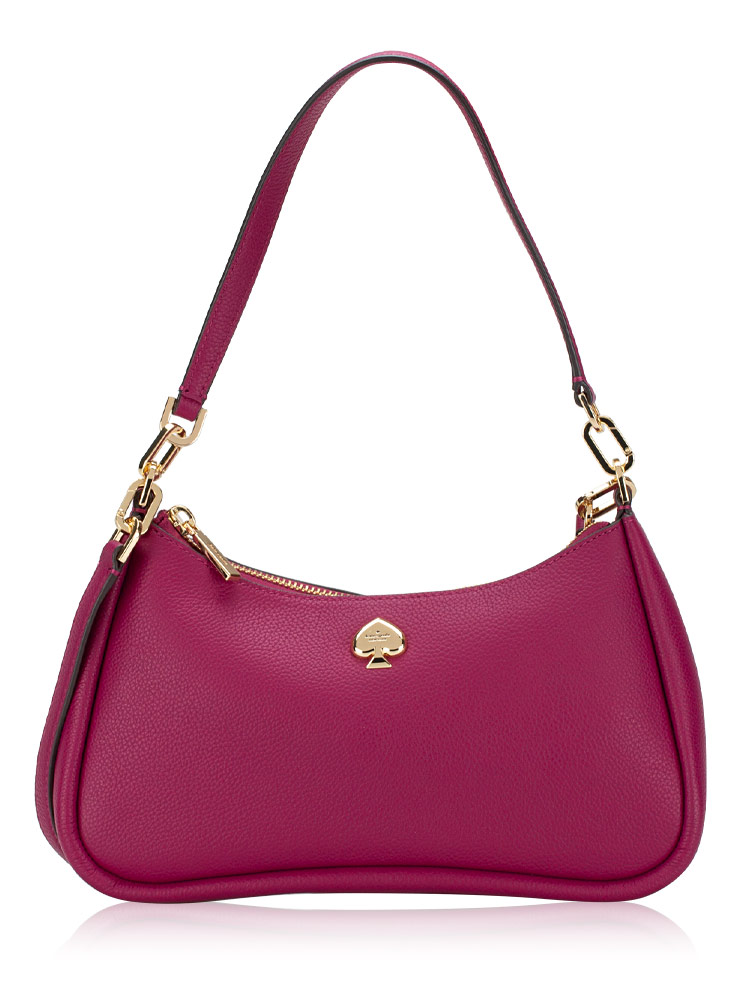 Kayla Small Convertible Shoulder Bag Dark Raspberry