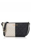 Signature Jet Set Two-Tone Crossbody Black Multi