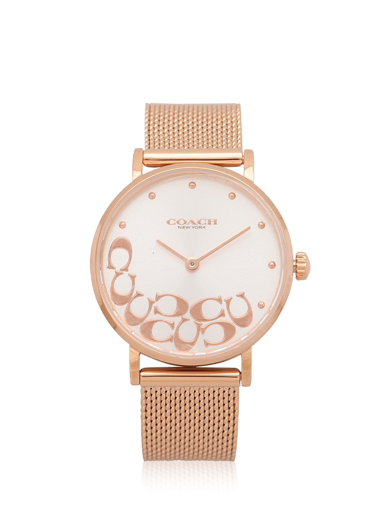 14503857 Perry Mesh Bracelet Watch Rose Gold
