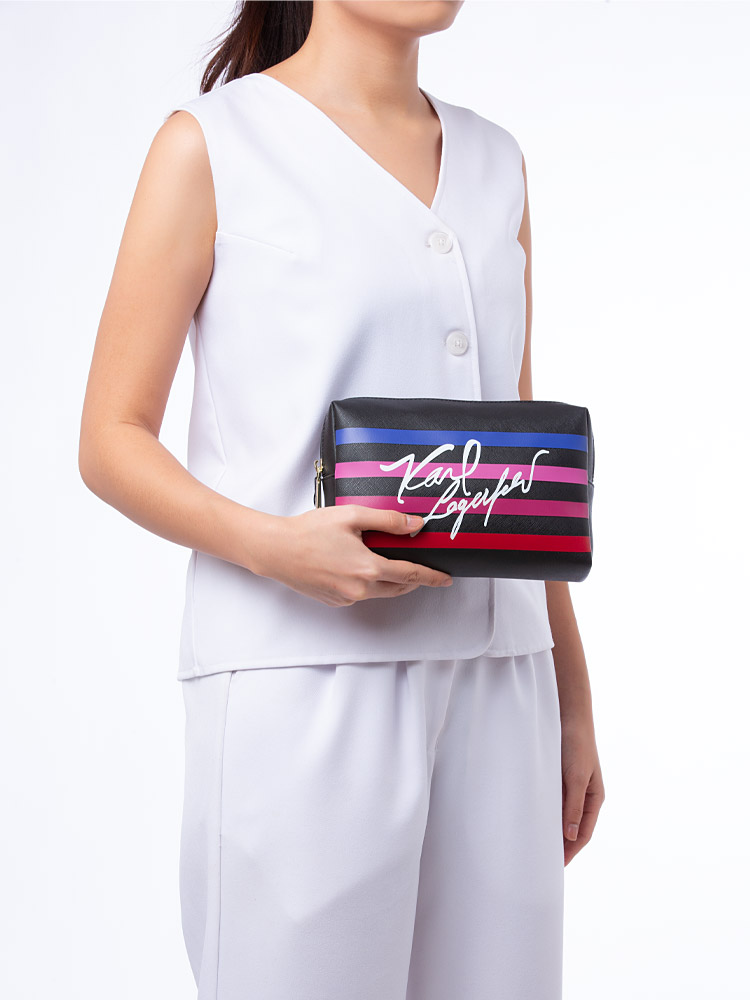 LH0R41AV Maybelle SLG Cosmetic Bag Black Multi