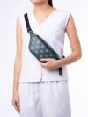 CT872 Warren With Fish Print Mini Belt Bag Denim Multi