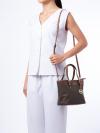 Signature Jet Set Travel XS Zip Tote Brown