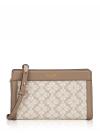 Spade Flower Jacquard Medium Crossbody Natural Multi