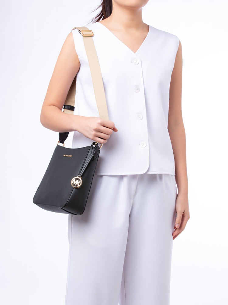 Jet Set Travel Small Messenger Black