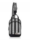 LH4E46DB Maybelle Monogram Backpack Black White