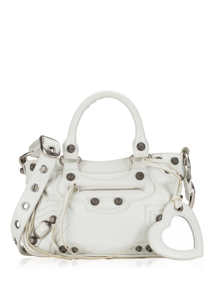 Neo Cagole Small Shoulder Bag Optic White