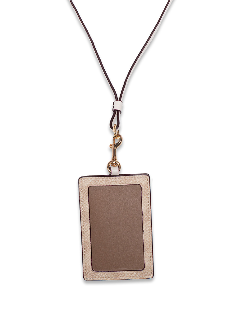 CZ285 Signature Canvas ID Lanyard Sand Chalk