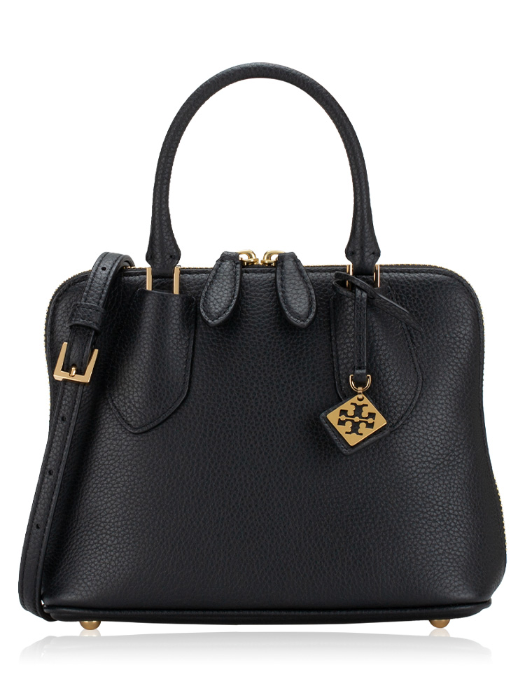 Mini Pebbled Swing Bag Black