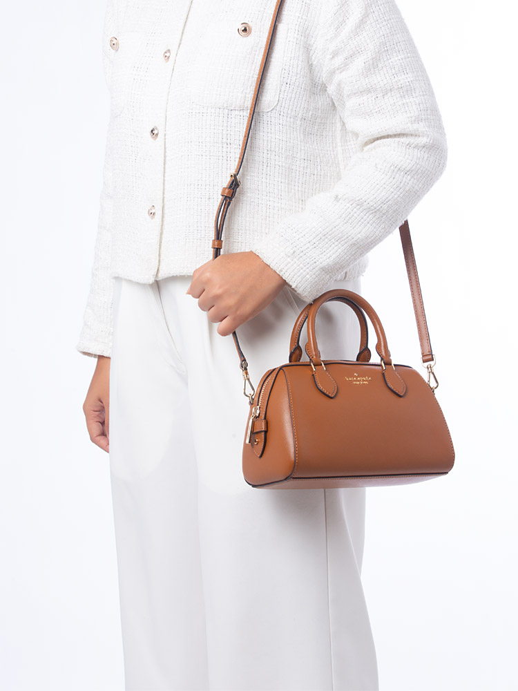 Madison Saffiano Duffle Crossbody Cavern Clay