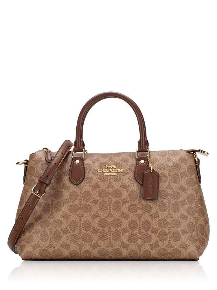CW422 Signature Georgia Satchel Tan Brown
